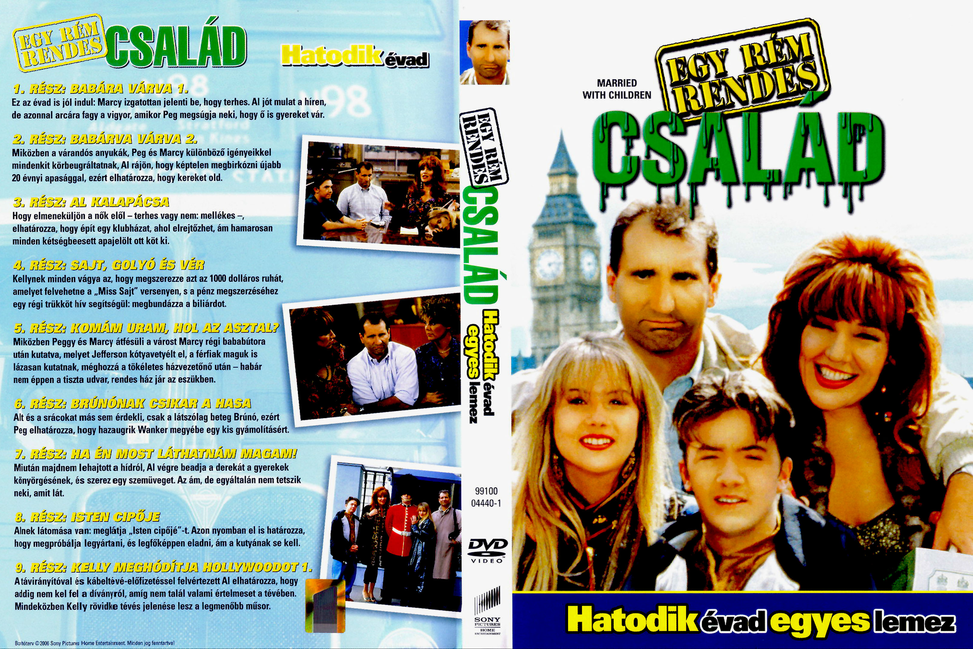 Coversclub Magyar Blu Ray Dvd Boritok Es Cd Boritok Klubja Egy Rem Rendes Csalad 6 Evad 1 Lemez