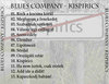 Blues Company-Kispirics DVD borító BACK Letöltése