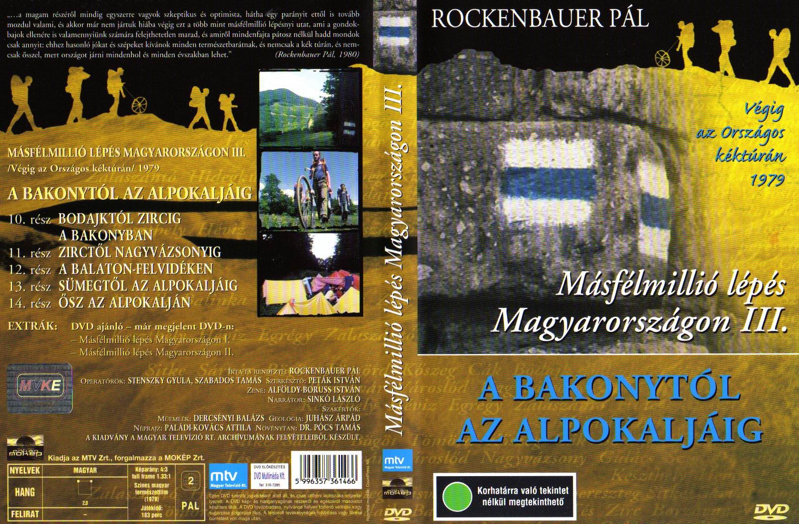 Coversclub Magyar Blu Ray Dvd Boritok Es Cd Boritok Klubja Masfelmillio Lepes Magyarorszagon Iii A Bakonytol Az Alpokaljaig
