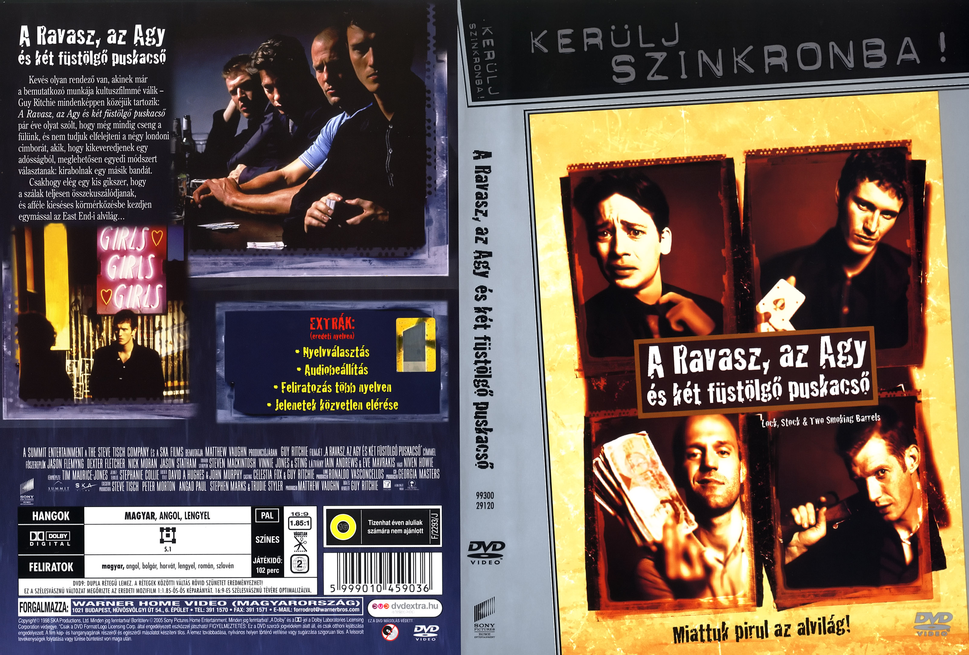 A Ravasz Az Agy Es Ket Fustolgo Puskacso 1998 Teljes Filmadatlap Mafab Hu