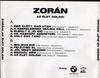 Zorán - Az élet dolgai DVD borító BACK Letöltése