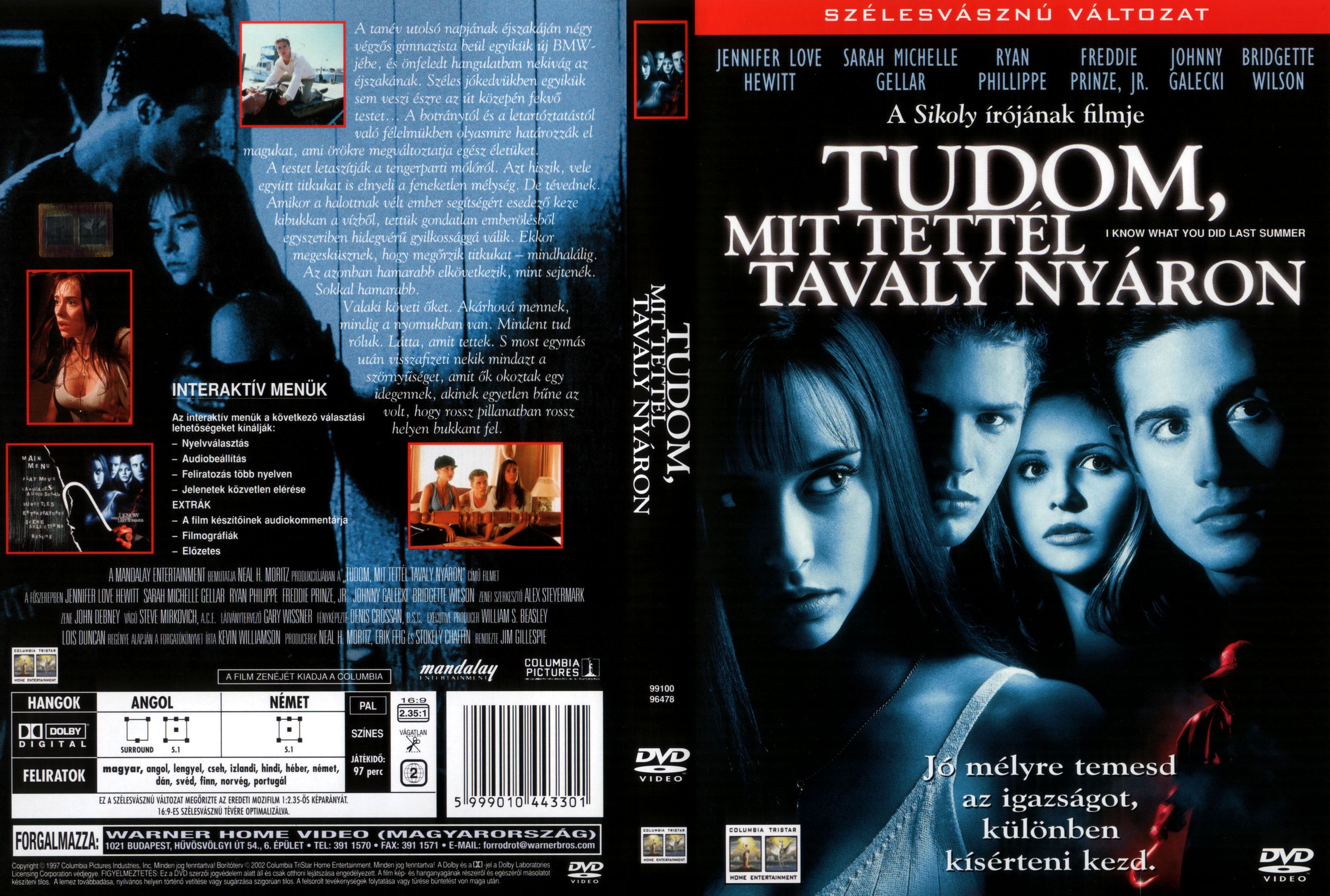 Coversclub Magyar Blu Ray Dvd Boritok Es Cd Boritok Klubja Tudom Mit Tettel Tavaly Nyaron