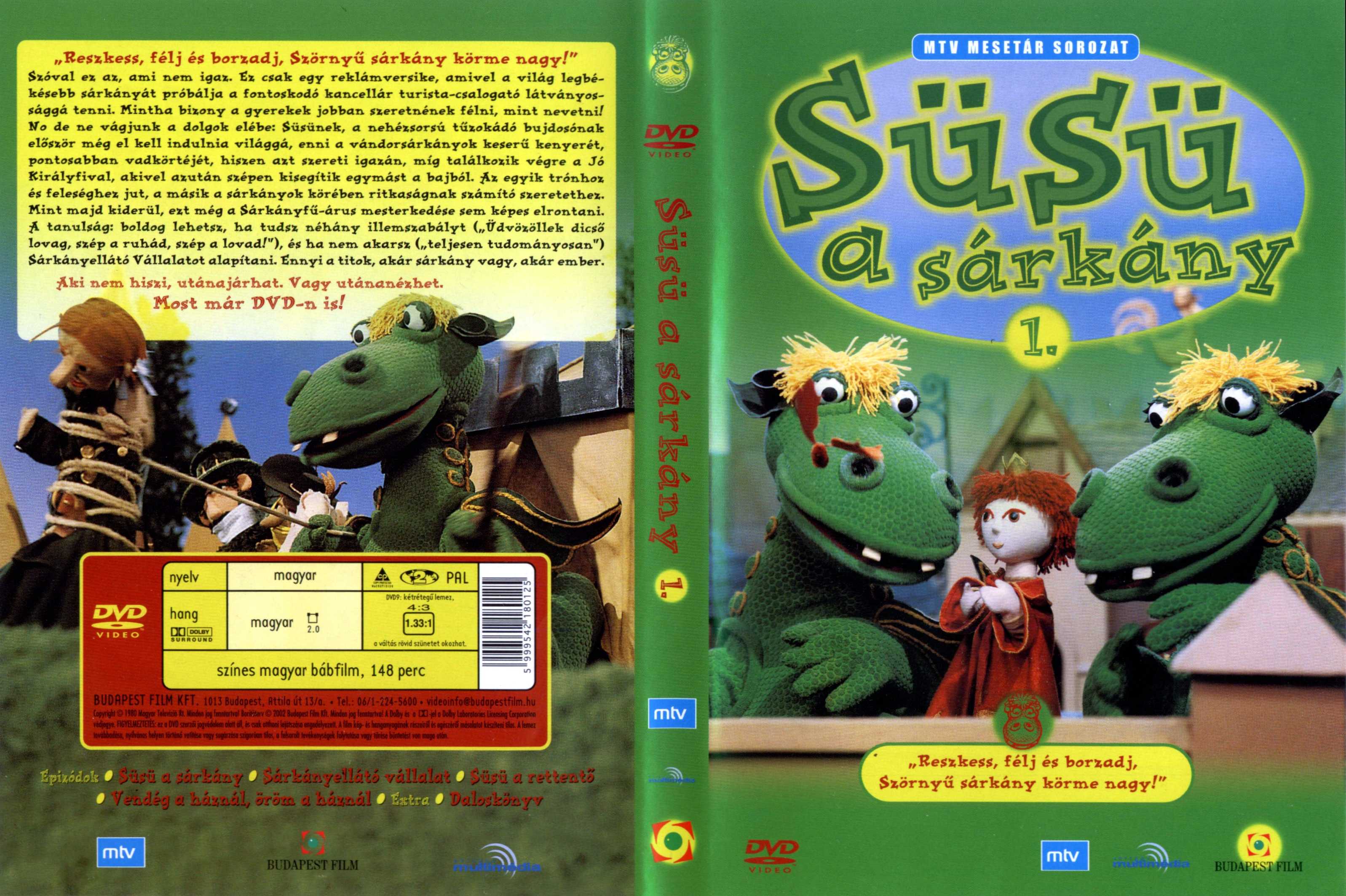 Coversclub Magyar Blu Ray Dvd Boritok Es Cd Boritok Klubja Susu A Sarkany 1