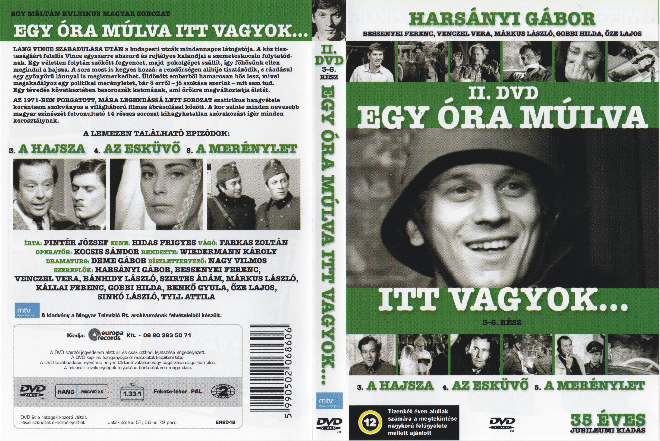 Coversclub Magyar Blu Ray Dvd Boritok Es Cd Boritok Klubja Egy Ora Mulva Itt Vagyok 2