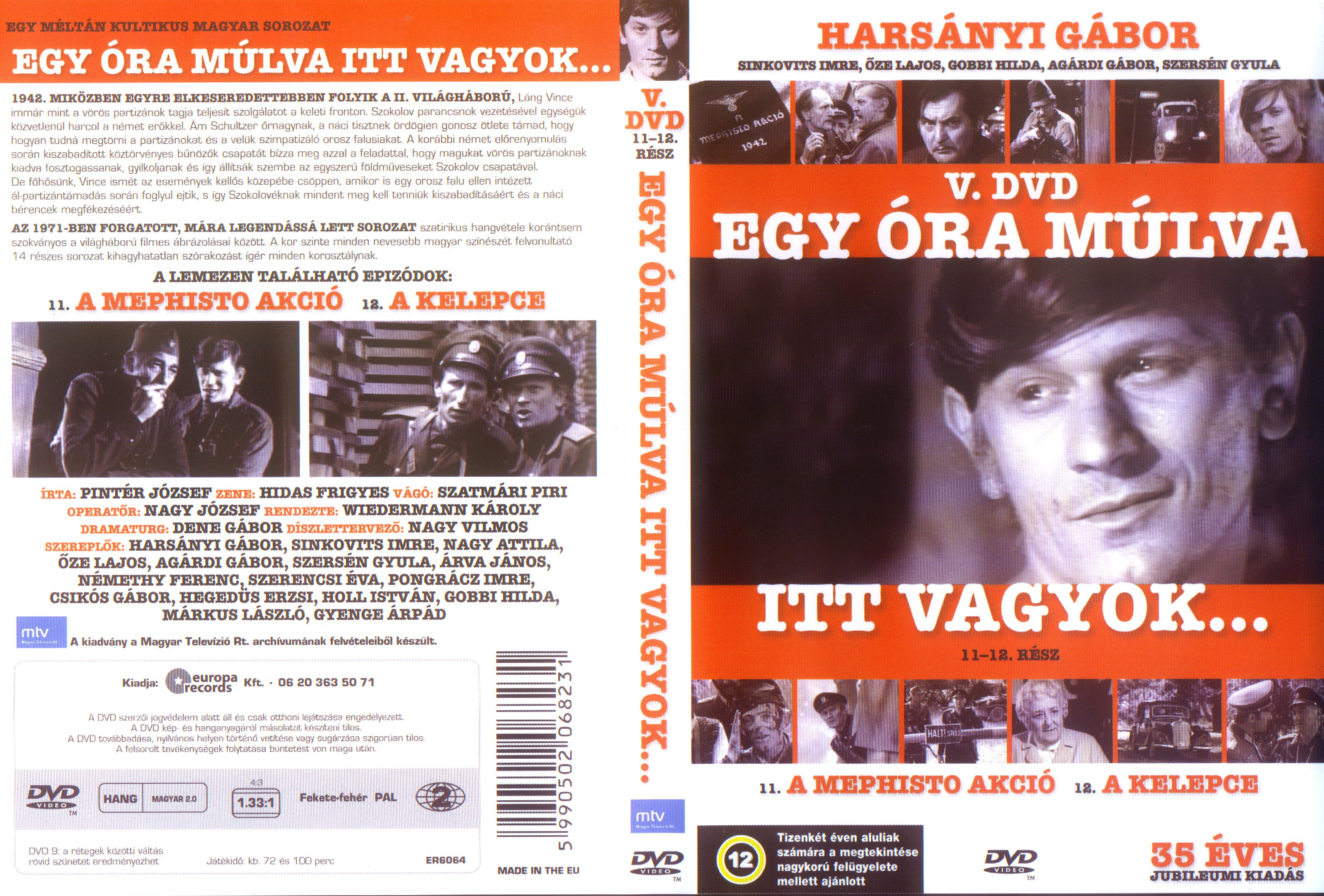 Coversclub Magyar Blu Ray Dvd Boritok Es Cd Boritok Klubja Egy Ora Mulva Itt Vagyok 5