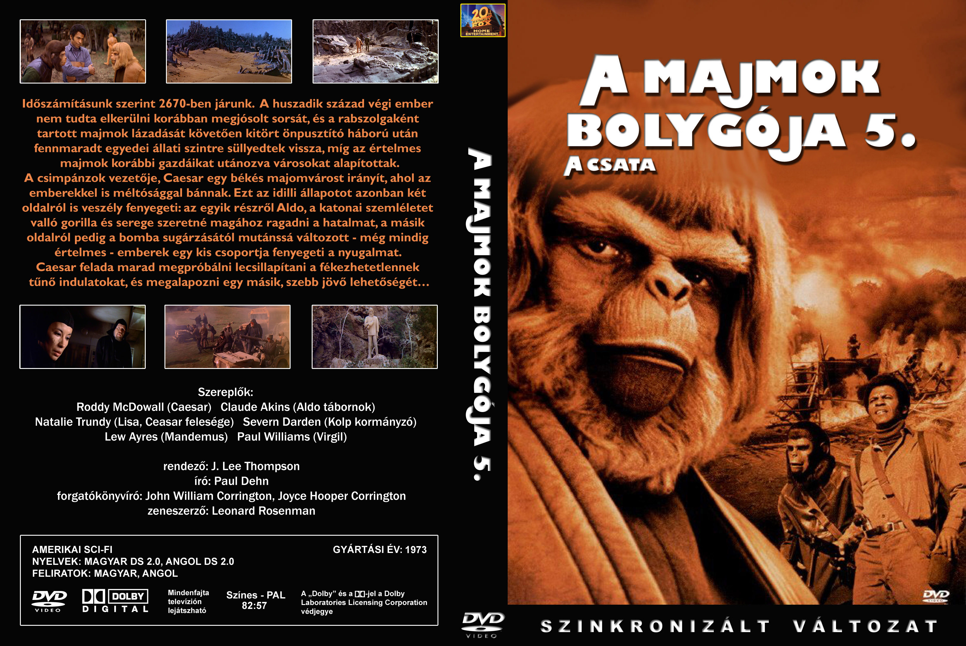 Coversclub Magyar Blu Ray Dvd Boritok Es Cd Boritok Klubja A Majmok Bolygoja 5
