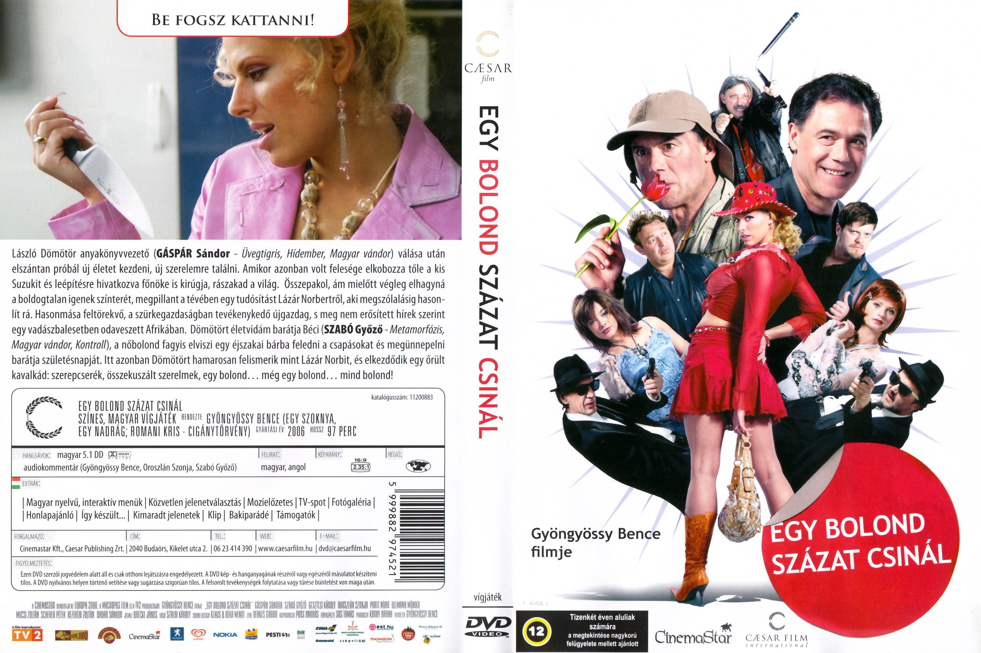 Coversclub Magyar Blu Ray Dvd Boritok Es Cd Boritok Klubja Egy Bolond Szazat Csinal 2006