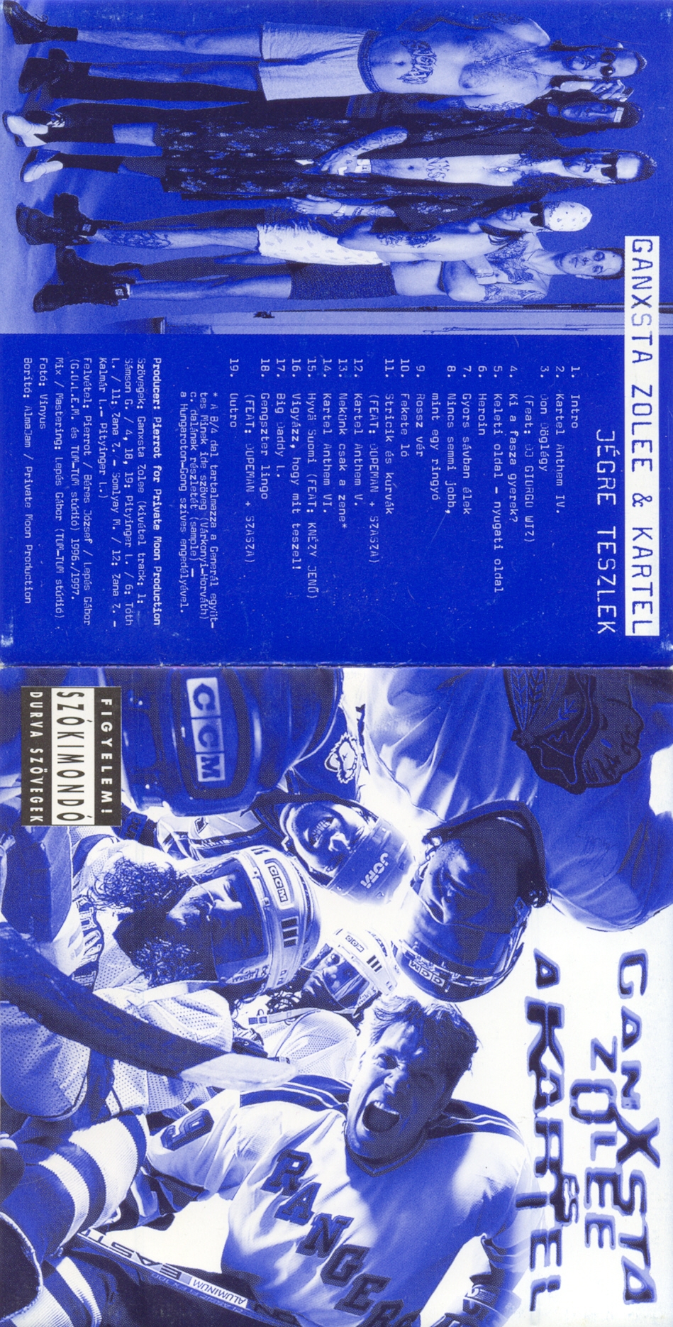 Coversclub Magyar Blu Ray Dvd Boritok Es Cd Boritok Klubja Ganxsta Zolee Es A Kartel Jegre Teszlek