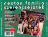 Neoton Família - Szerencsejáték DVD borító BACK Letöltése