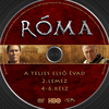 Róma 1. évad 2. lemez (Eszpé) DVD borító CD1 label Letöltése