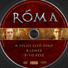 Róma 1. évad 4. lemez (Eszpé) DVD borító CD1 label Letöltése