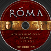 Róma 1. évad 5. lemez (Eszpé) DVD borító CD1 label Letöltése