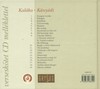 Kaláka - Kányádi DVD borító BACK Letöltése