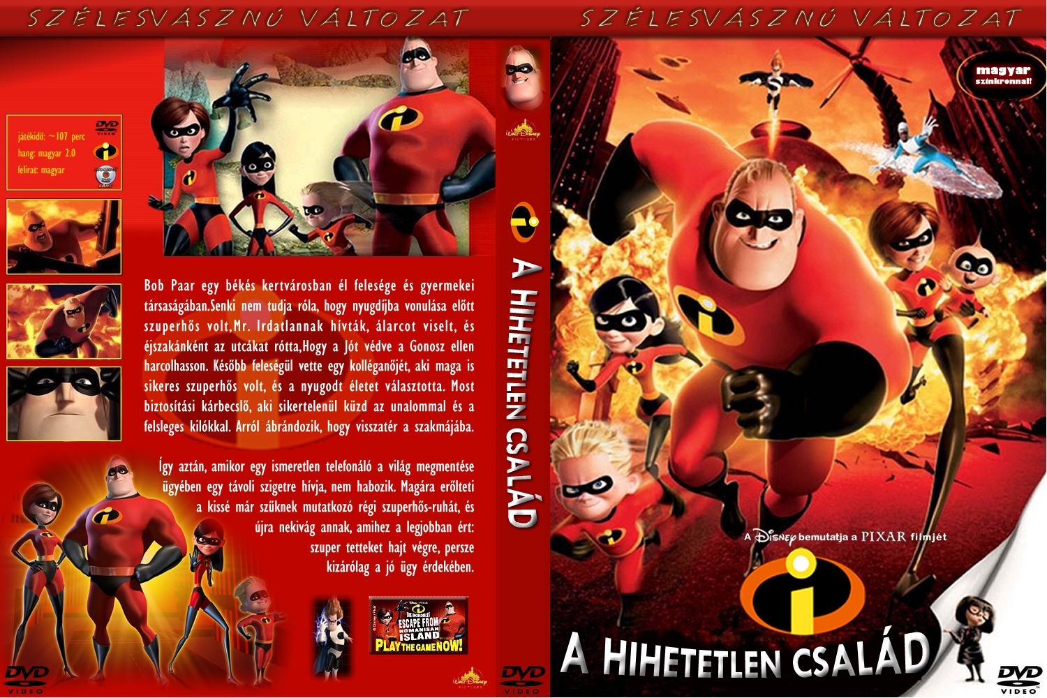 Coversclub Magyar Blu Ray Dvd Boritok Es Cd Boritok Klubja A Hihetetlen Csalad