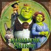 Harmadik Shrek (Shrek 3.) (Escort73) DVD borító CD1 label Letöltése
