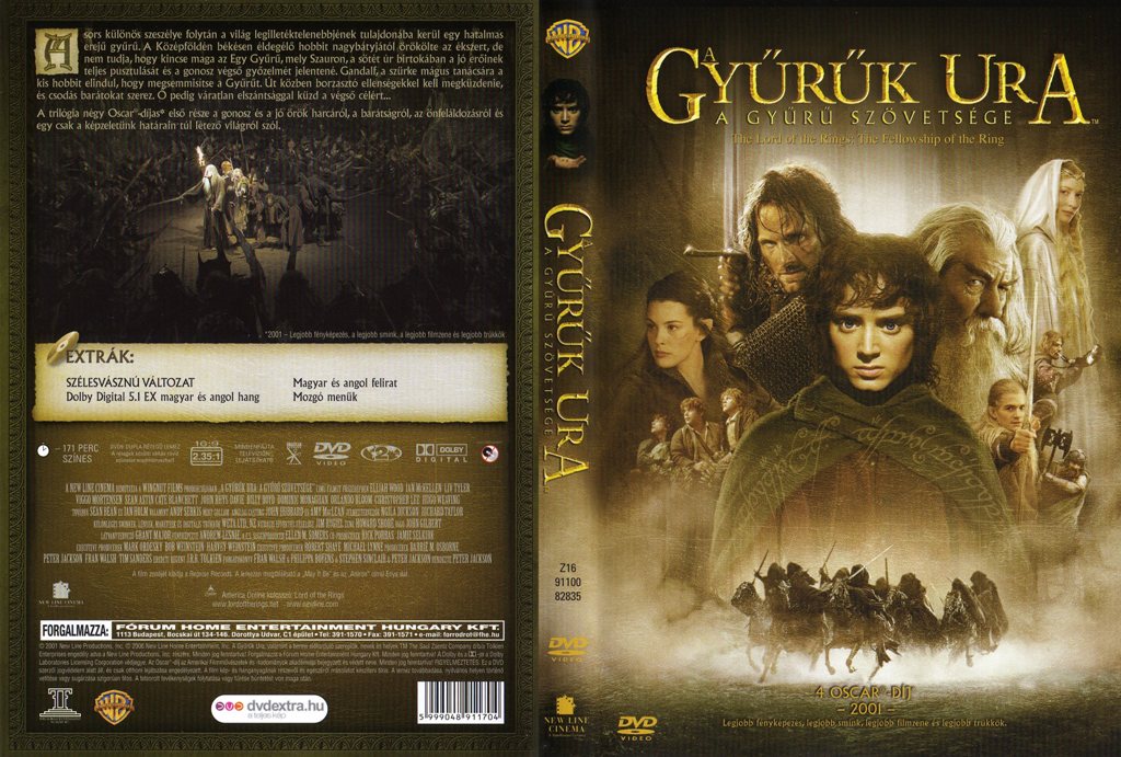 Coversclub Magyar Blu Ray Dvd Boritok Es Cd Boritok Klubja A Gyuruk Ura A Gyuru Szovetsege