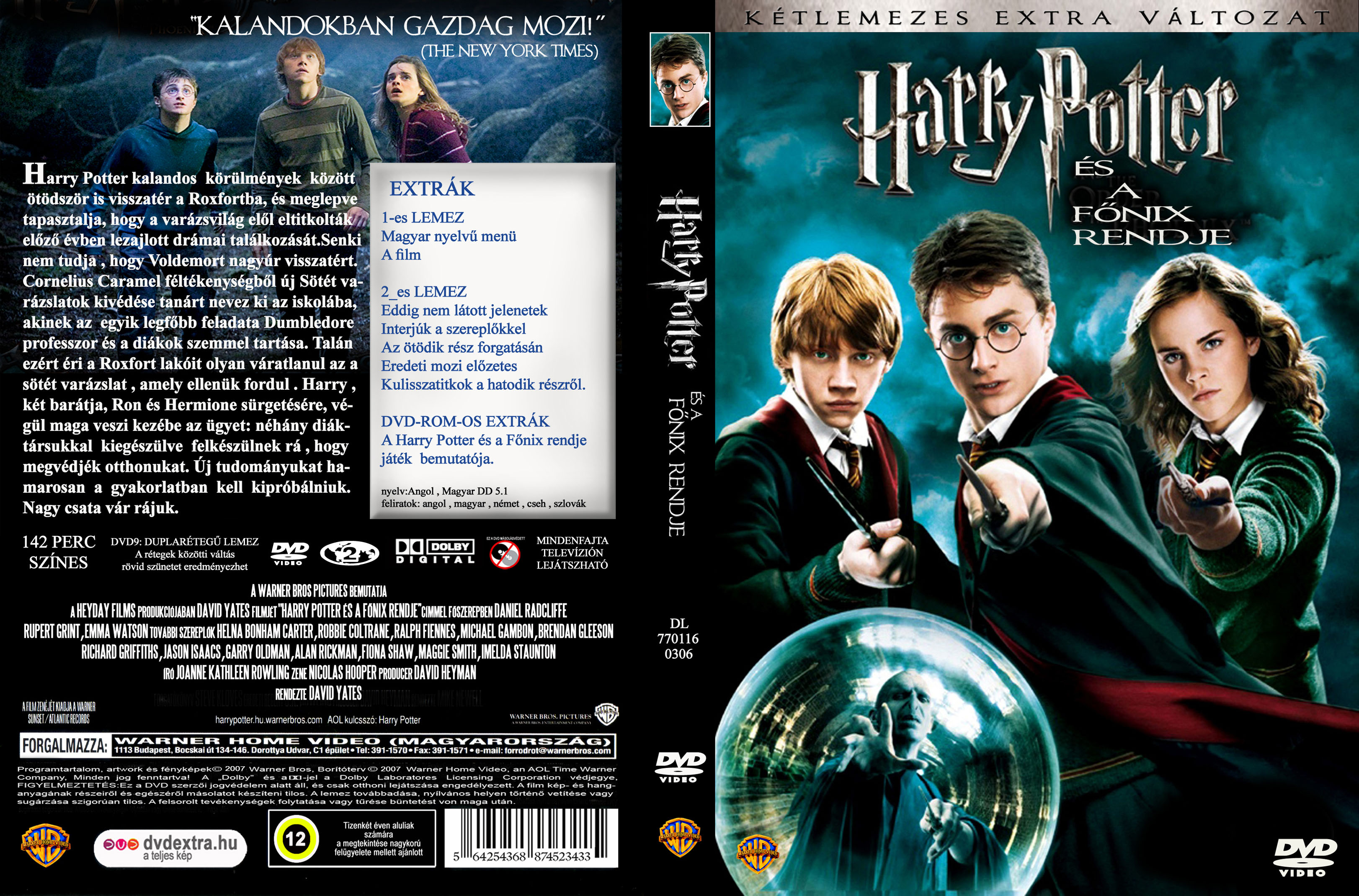 Coversclub Magyar Blu Ray Dvd Boritok Es Cd Boritok Klubja Harry Potter Es A Fonix Rendje