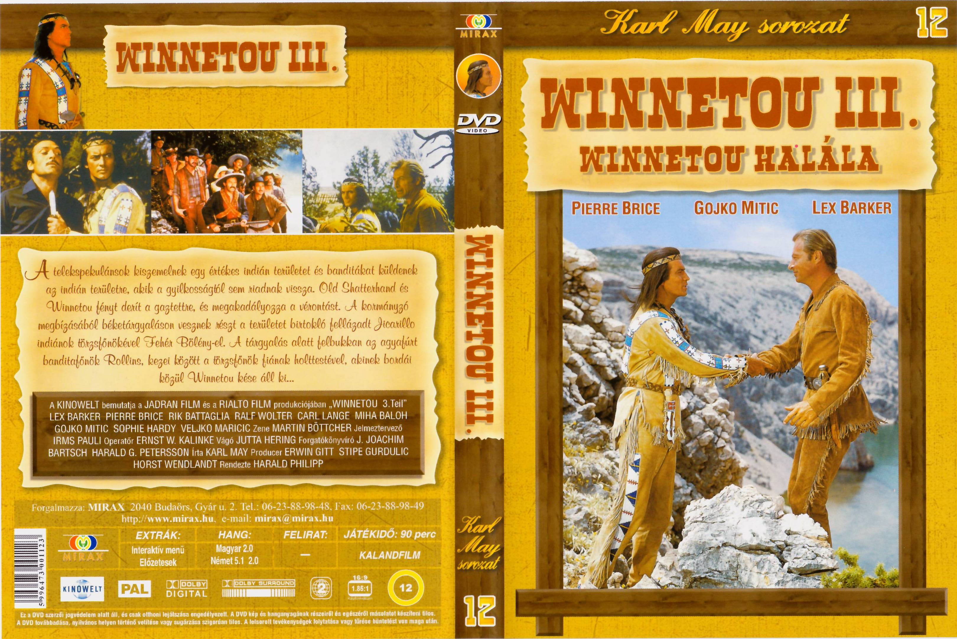 Coversclub Magyar Blu Ray Dvd Boritok Es Cd Boritok Klubja Winnetou 3 Winnetou Halala
