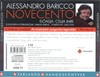 Baricco - Novecento (hangoskönyv) DVD borító BACK Letöltése