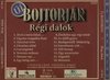Új Bojtorján - Régi dalok DVD borító BACK Letöltése