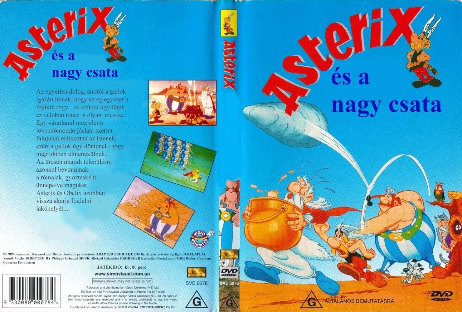 Coversclub Magyar Blu Ray Dvd Boritok Es Cd Boritok Klubja Asterix Es A Nagy Csata