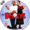 Popeye a tengerész ( Film ) DVD borító CD1 label Letöltése