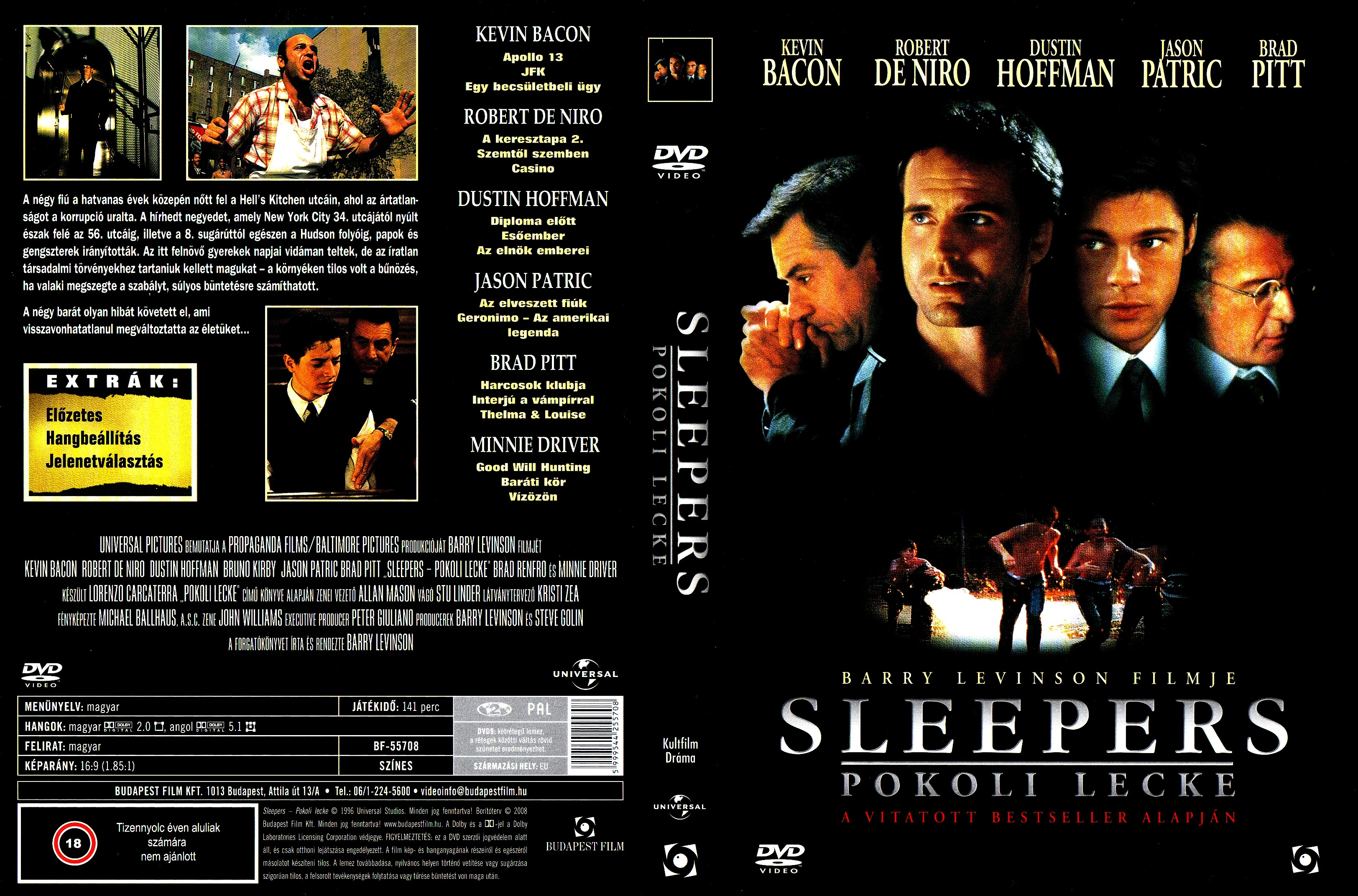 Coversclub Magyar Blu Ray Dvd Boritok Es Cd Boritok Klubja Sleepers Pokoli Lecke