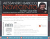 Alessandro Baricco - Novecento DVD borító BACK Letöltése