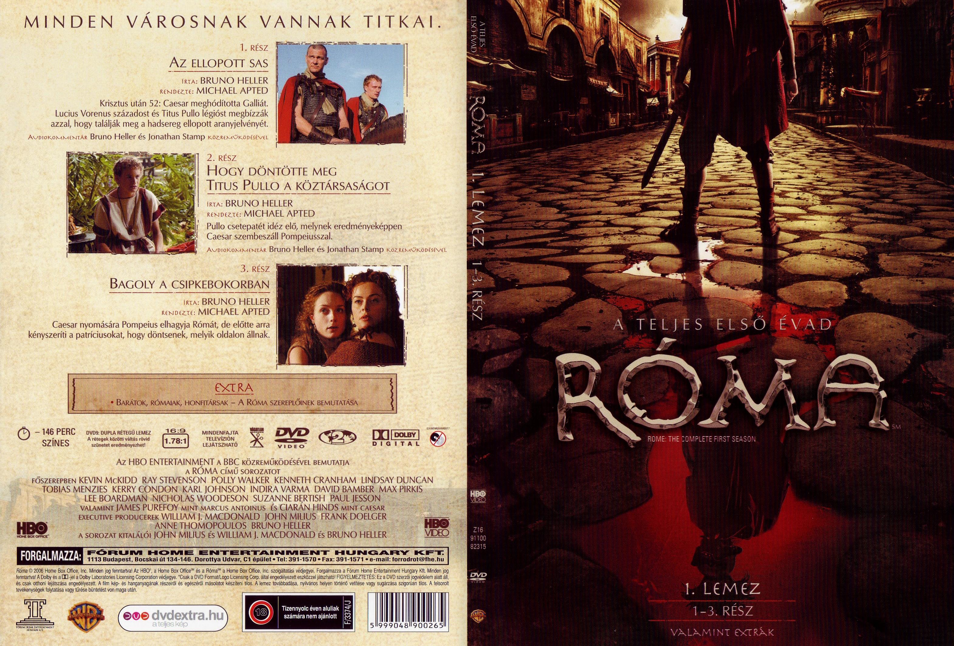 Coversclub Magyar Blu Ray Dvd Boritok Es Cd Boritok Klubja Roma 1 Evad 1 Lemez