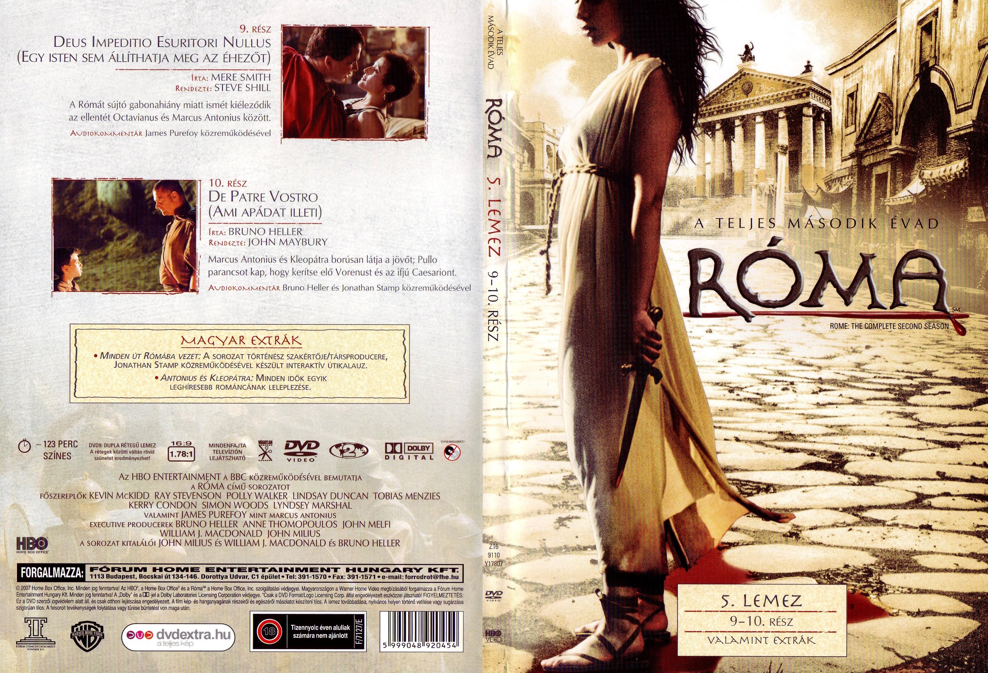 Coversclub Magyar Blu Ray Dvd Boritok Es Cd Boritok Klubja Roma 2 Evad 5 Lemez Slim