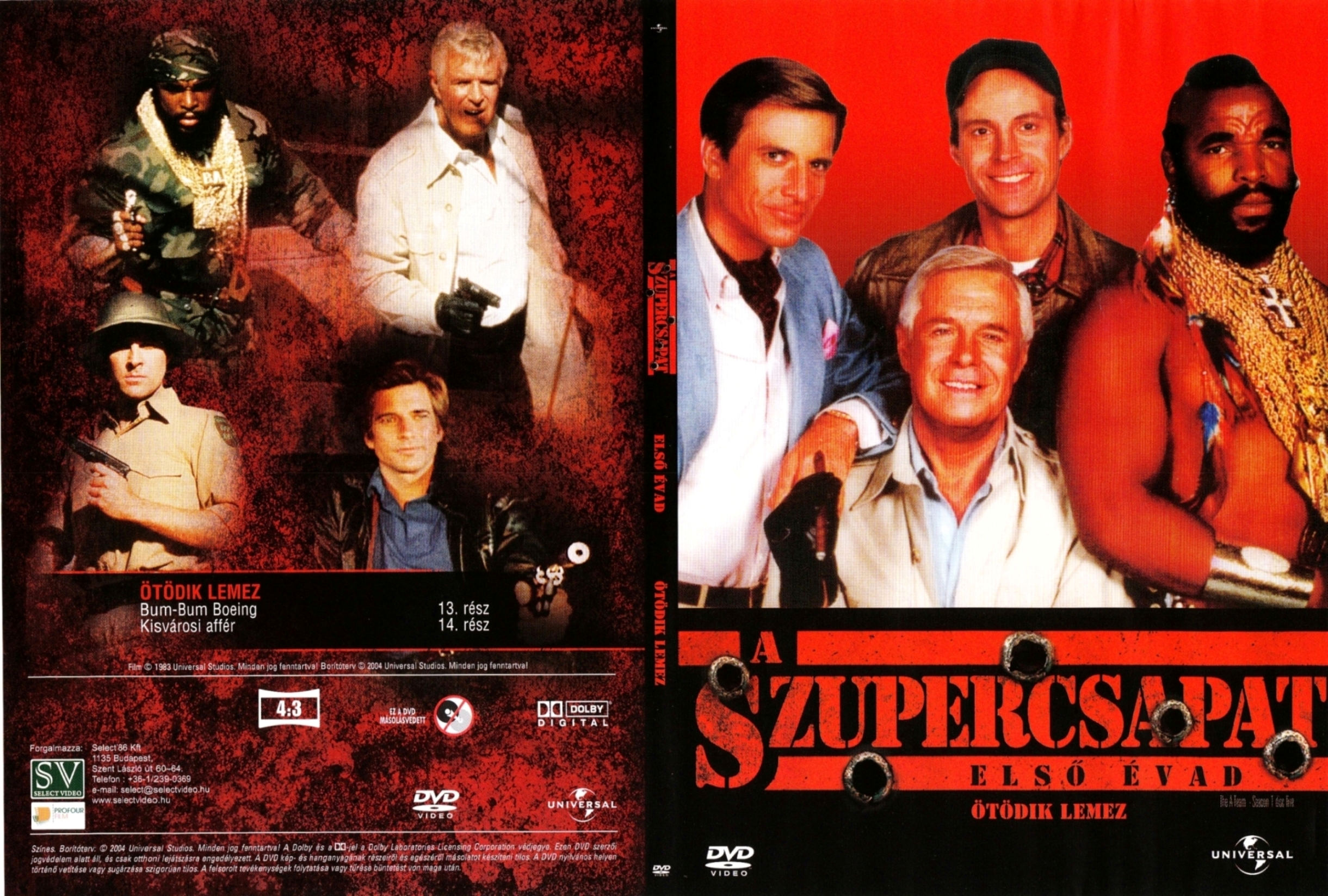 Coversclub Magyar Blu Ray Dvd Boritok Es Cd Boritok Klubja A Szupercsapat 1 Evad 5 Lemez