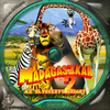 Madagaszkár 2 (akosman) DVD borító CD1 label Letöltése