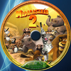 Madagaszkár 2 (dartshegy) DVD borító CD2 label Letöltése