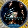 X-Men gyûjtemény (2000-2009) (Freeman81) DVD borító CD4 label Letöltése