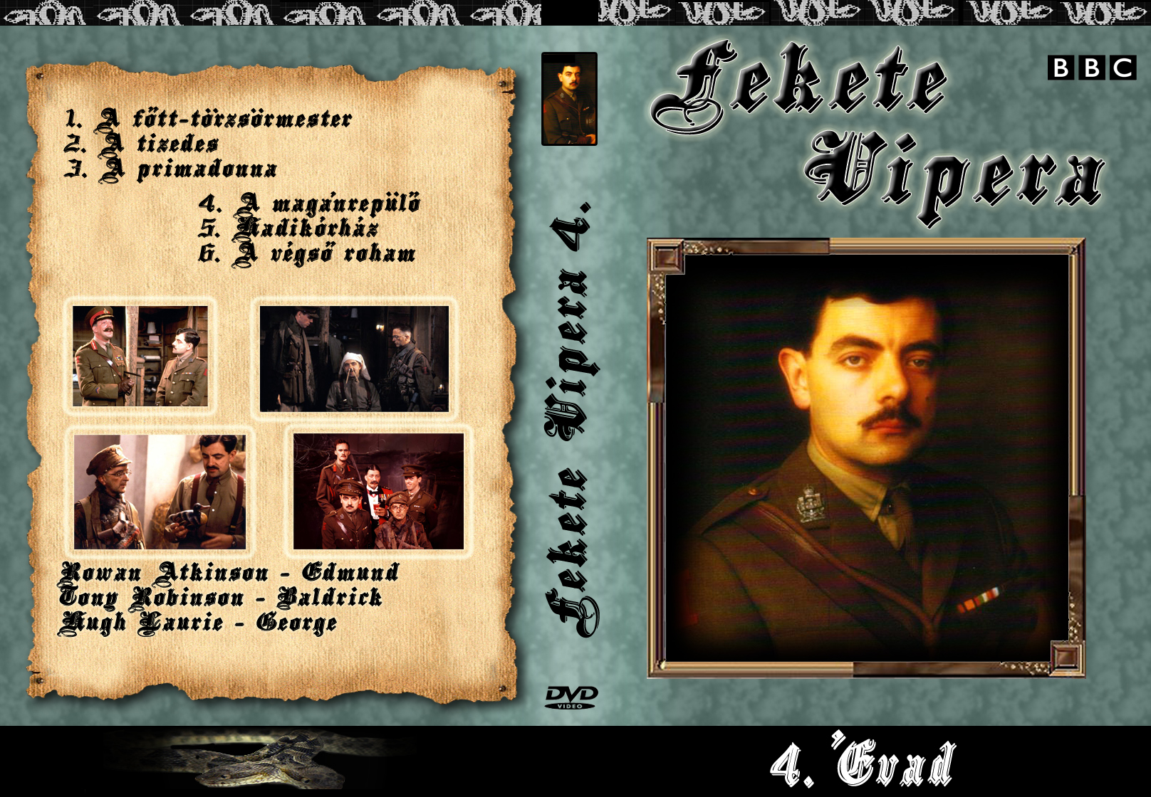 Coversclub Magyar Blu Ray Dvd Boritok Es Cd Boritok Klubja Fekete Vipera 4 Evad