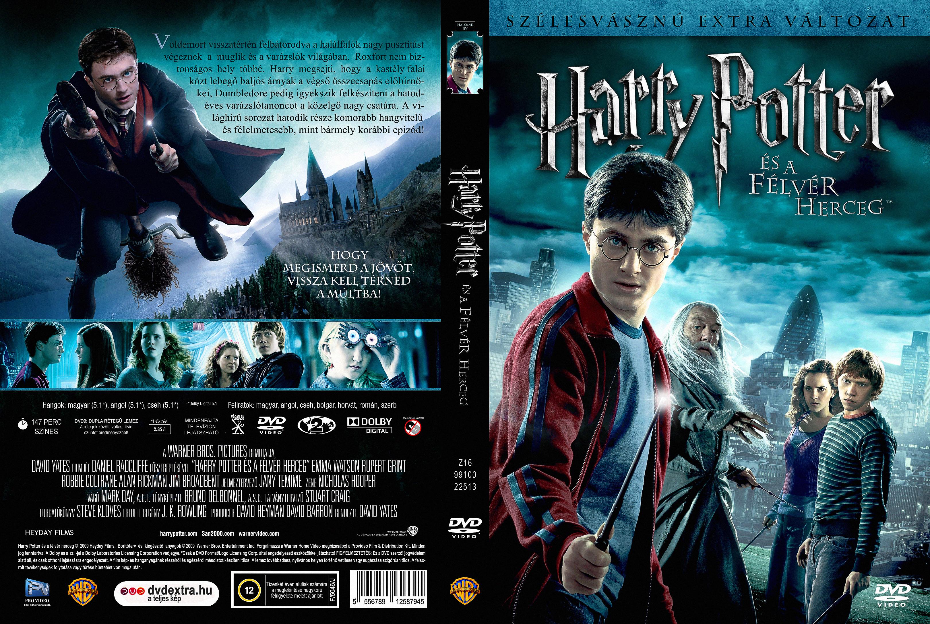 Coversclub Magyar Blu Ray Dvd Boritok Es Cd Boritok Klubja Harry Potter Es A Felver Herceg Montana