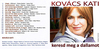 Kovács Kati - Keresd meg a dallamot DVD borító FRONT slim Letöltése
