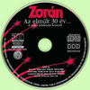 Zorán - Az elmúlt 30 év DVD borító CD2 label Letöltése