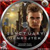 Sanctuary - Génrejtek 2. évad (Csiribácsi) DVD borító CD2 label Letöltése