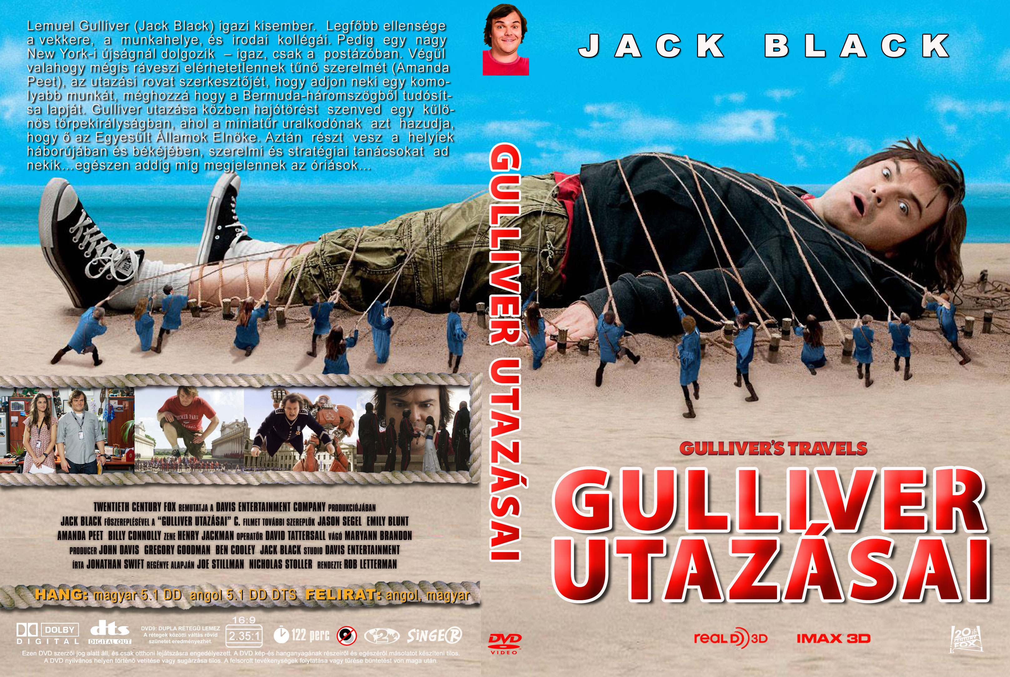 Coversclub Magyar Blu Ray Dvd Boritok Es Cd Boritok Klubja Gulliver Utazasai 2010 Singer