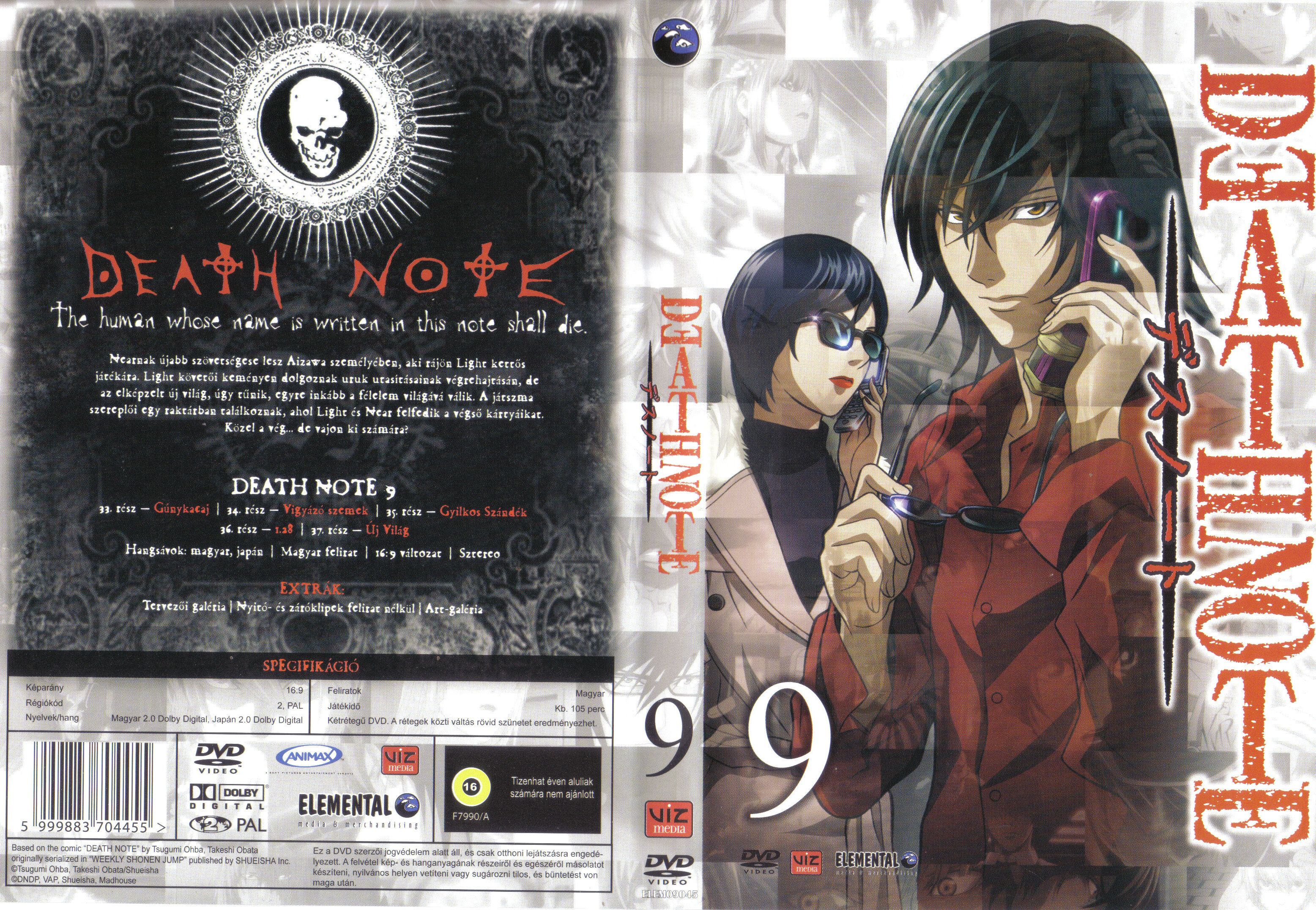 Coversclub Magyar Blu Ray Dvd Boritok Es Cd Boritok Klubja A Halallista 9 Death Note 9