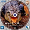Vadvilág sorozat - A krokodil (safika) DVD borító CD1 label Letöltése