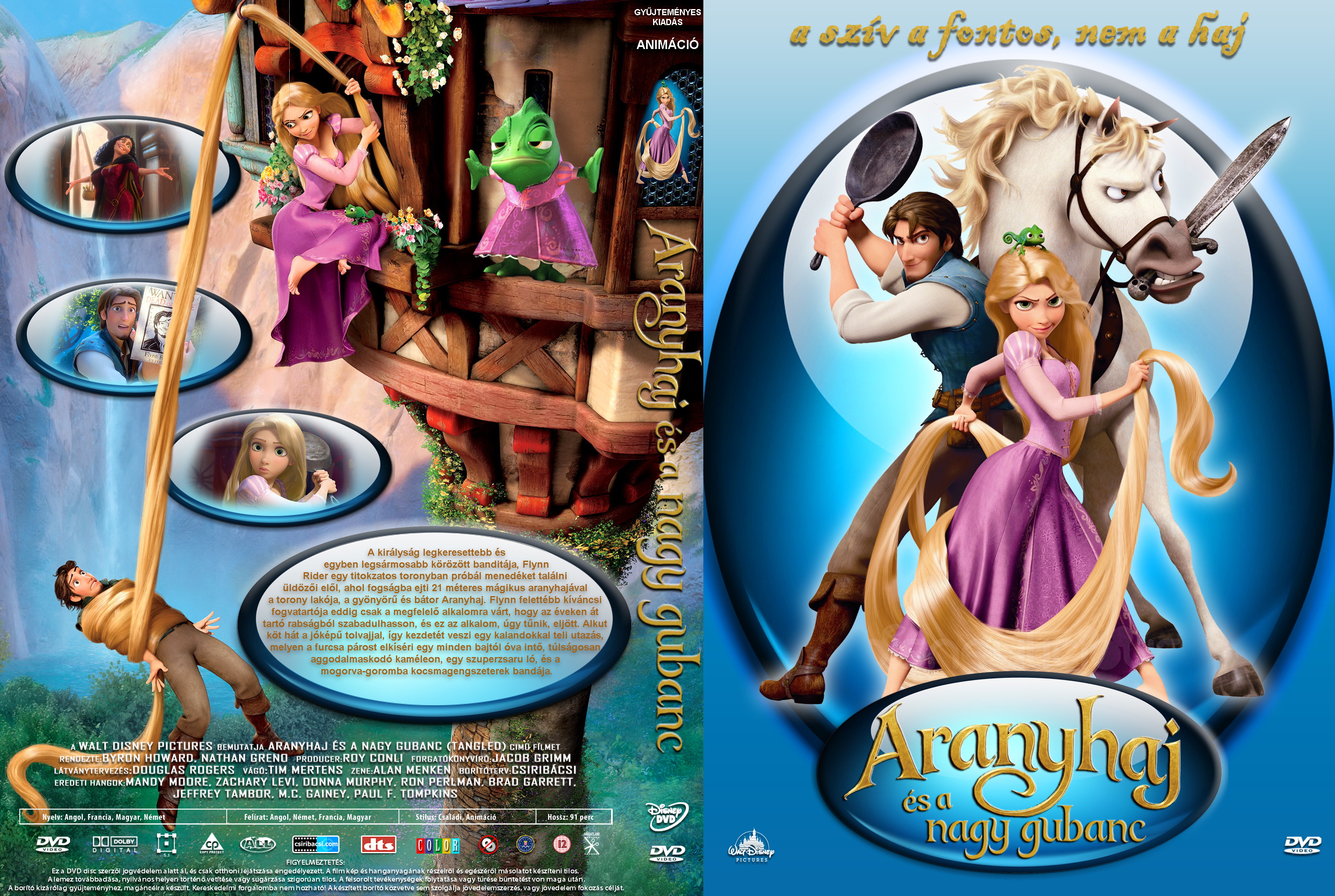 Coversclub Magyar Blu Ray Dvd Boritok Es Cd Boritok Klubja Aranyhaj Es A Nagy Gubanc Csiribacsi
