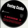 Vastag Csaba - A második X (gyurcika) DVD borító CD1 label Letöltése