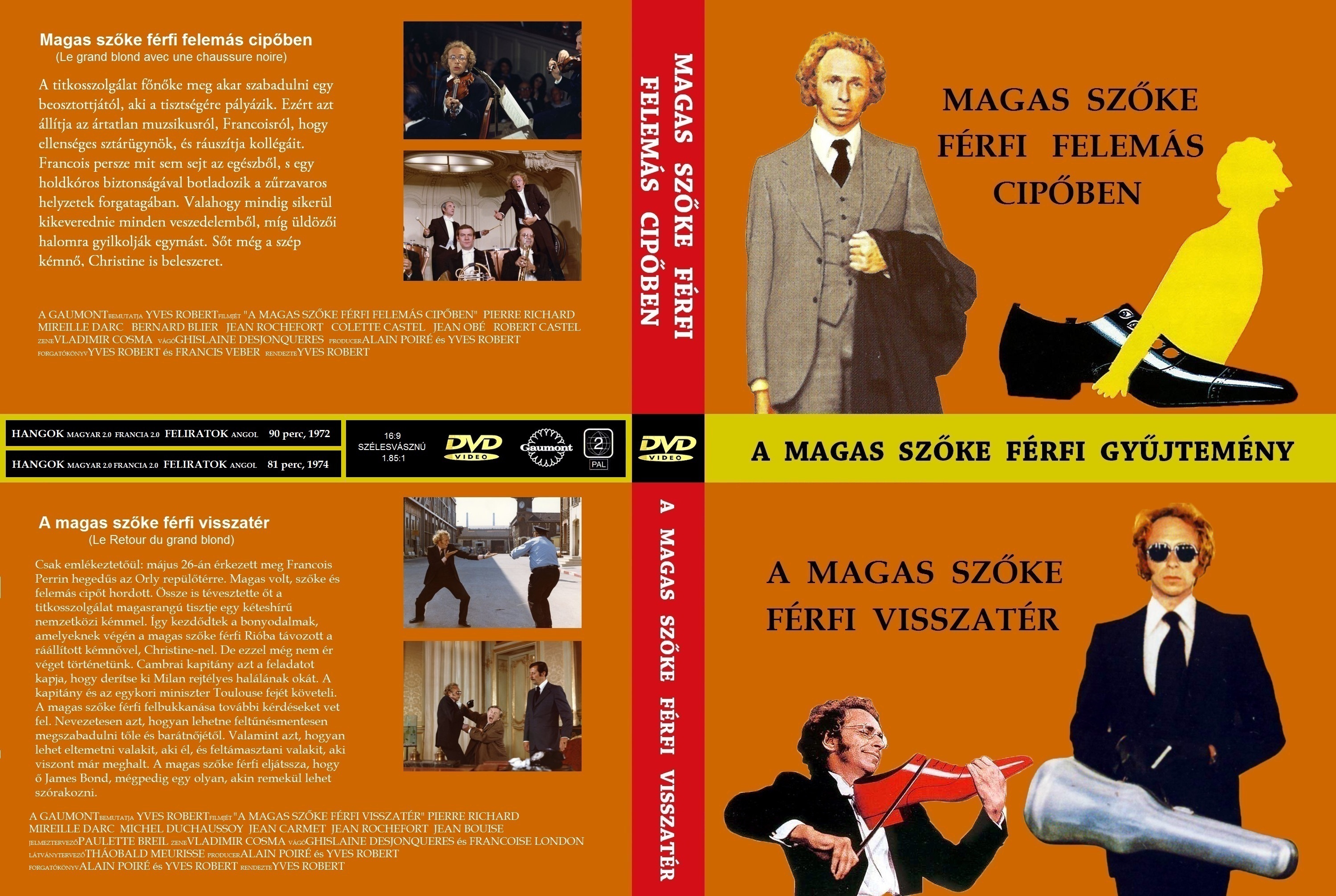 Coversclub Magyar Blu Ray Dvd Boritok Es Cd Boritok Klubja Magas Szoke Ferfi Felemas Cipoben A Magas Szoke Ferfi Visszater