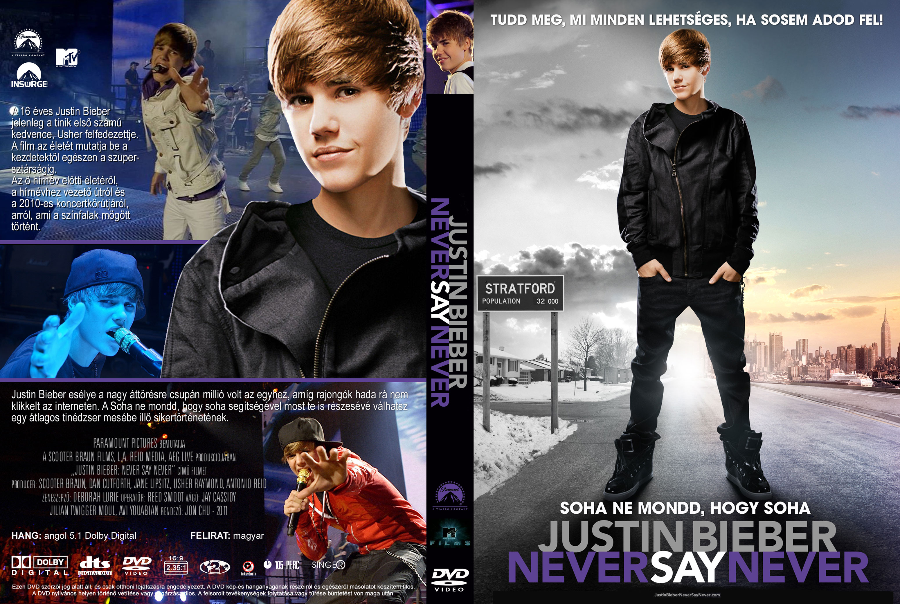 Coversclub Magyar Blu Ray Dvd Boritok Es Cd Boritok Klubja Justin Bieber Soha Ne Mondd Hogy Soha Singer
