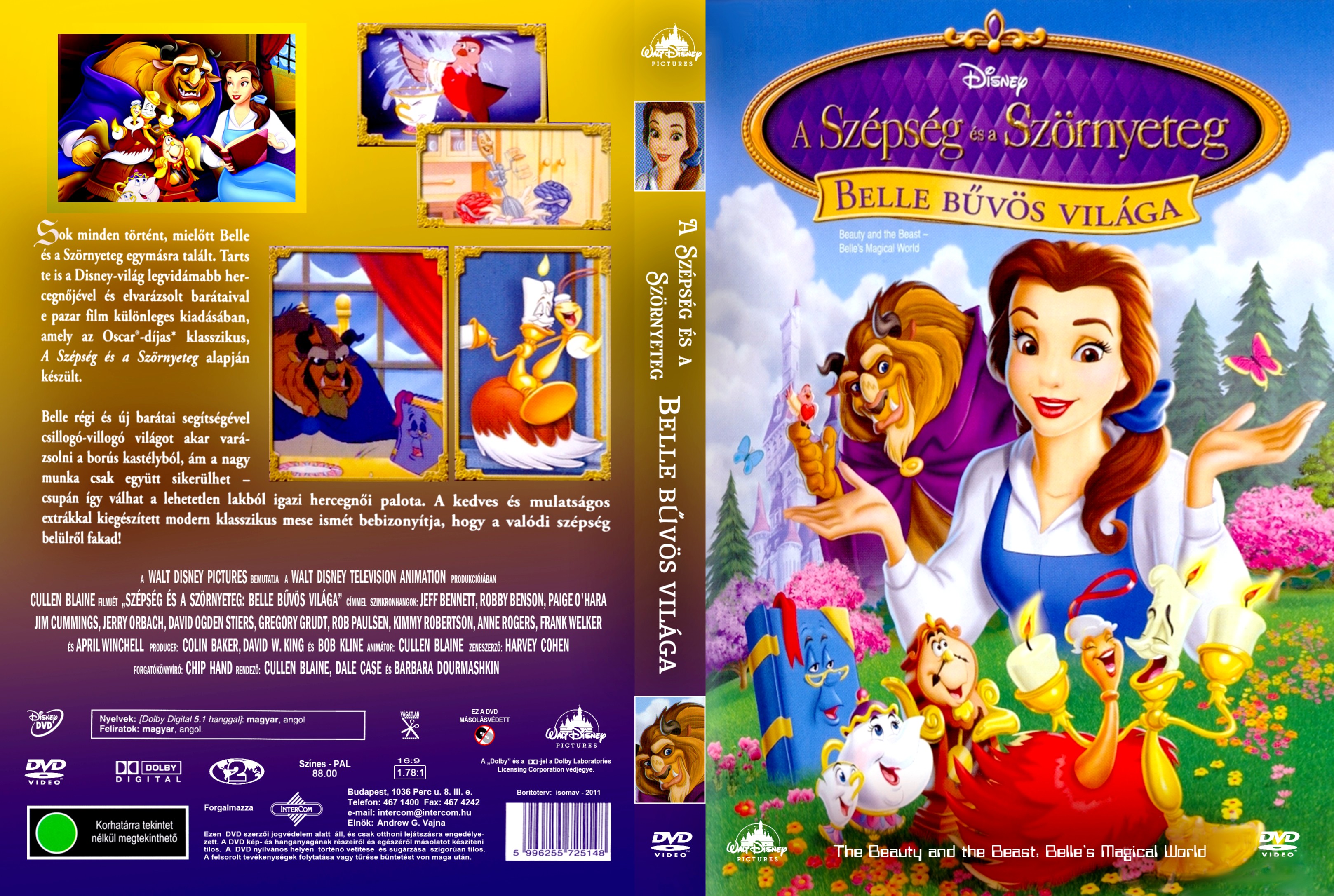 Coversclub Magyar Blu Ray Dvd Boritok Es Cd Boritok Klubja A Szepseg Es A Szornyeteg Belle Buvos Vilaga Isomav