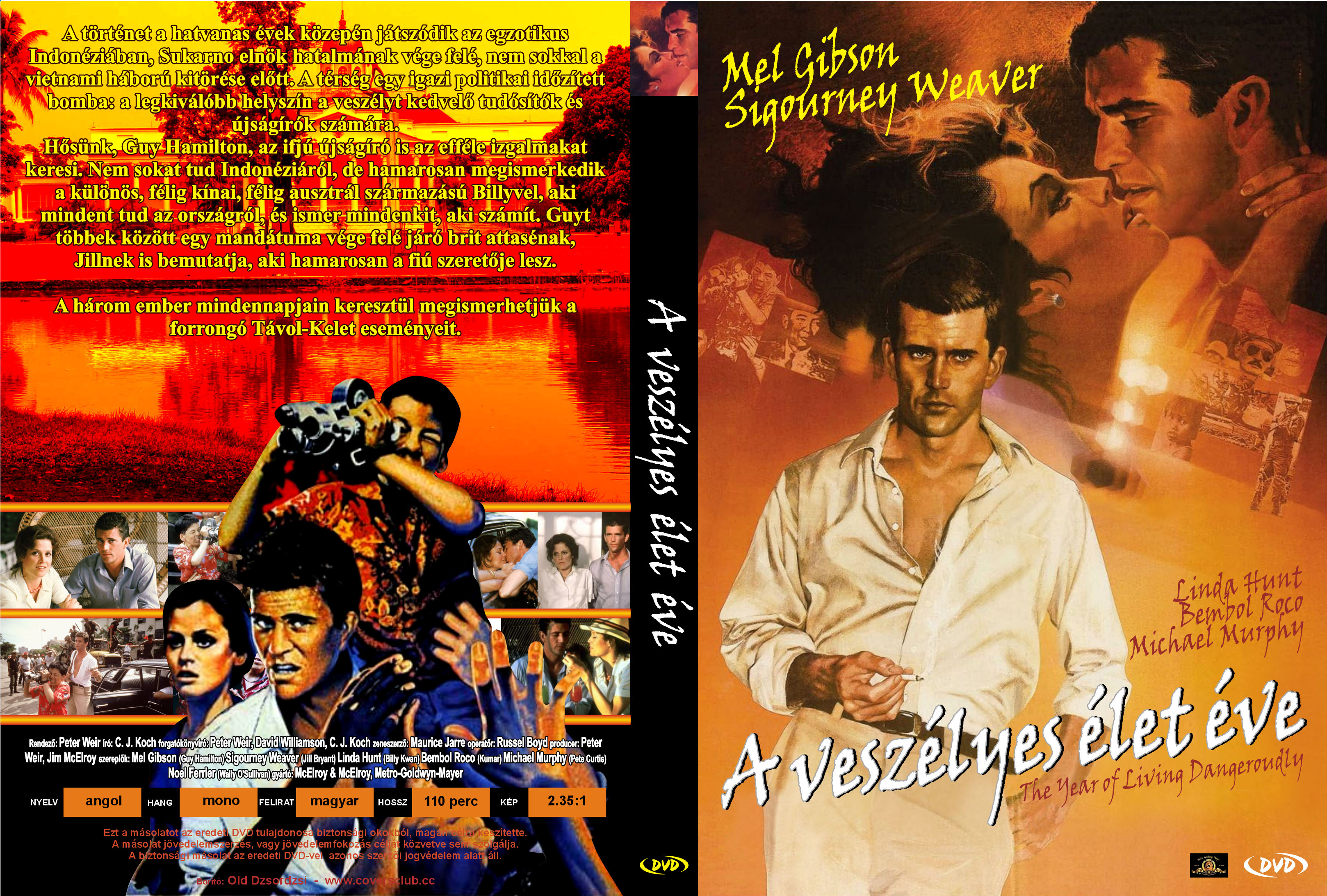 Coversclub Magyar Blu Ray Dvd Boritok Es Cd Boritok Klubja A Veszelyes Elet Eve Old Dzsordzsi