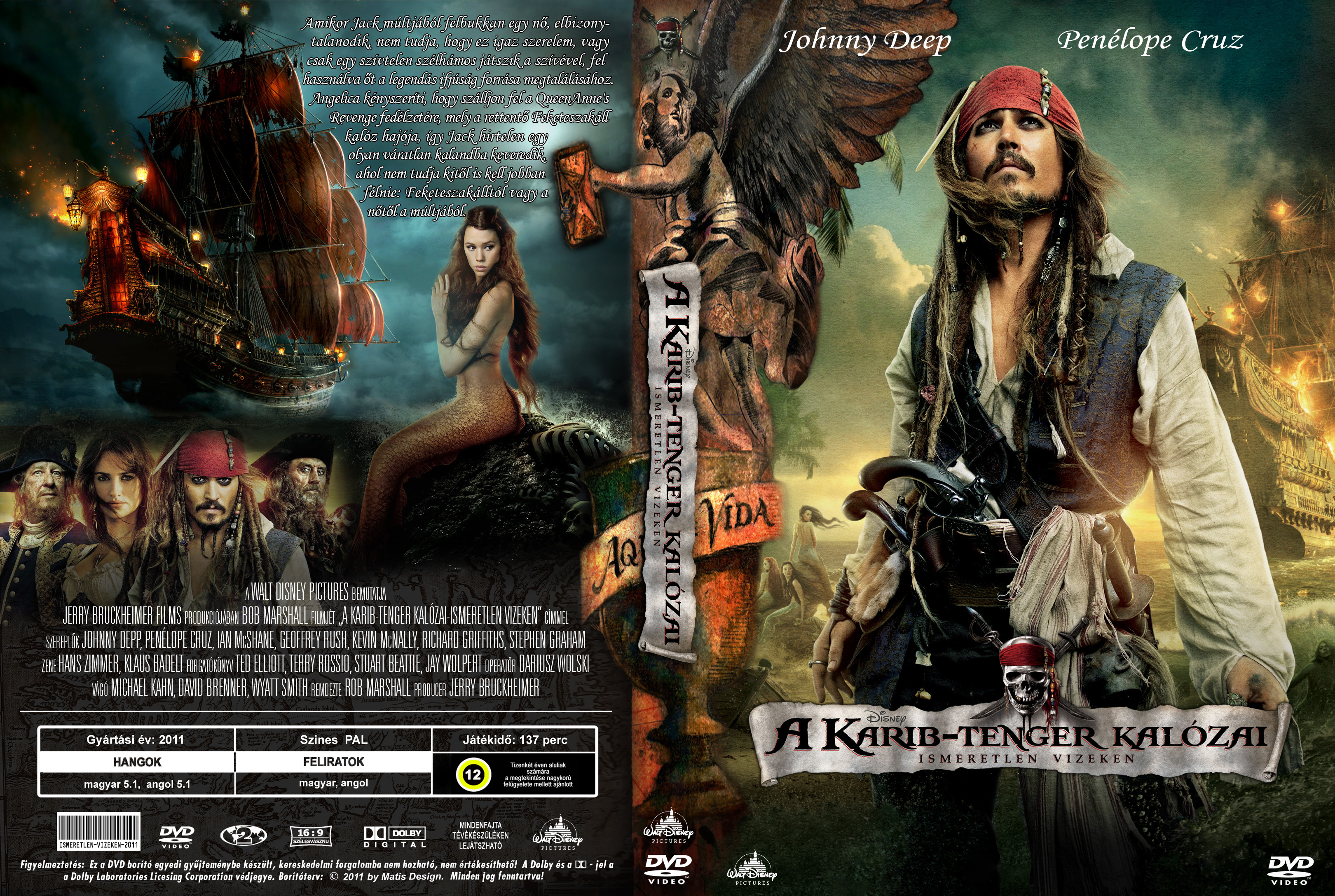 Coversclub Magyar Blu Ray Dvd Boritok Es Cd Boritok Klubja A Karib Tenger Kalozai Ismeretlen Vizeken Matis3 A Karib Tenger Kalozai 4