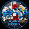 Hupikék törpikék (2011) (debrigo) DVD borító CD2 label Letöltése